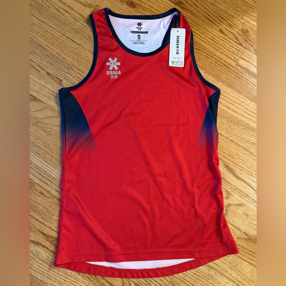 Osaka Women’s Red and Navy blue ombré Tank Top/Singlet